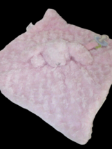 Blankets beyond NEW Baby Security Blanket pink plush puppy swirl pacifier holder - $10.39