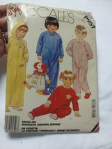 McCall's P957 Child Size 5 Uncut Toddler's Childrens robe pajamas bag & applique - $5.00