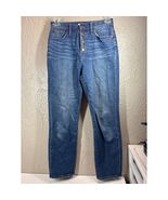 Madewell Womens Button Fly High Rise The Perfect Vintage Jeans Cropped S... - $32.95