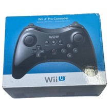 Official Nintendo Wii U Pro Controller Black Oem Brand New Sealed - £100.16 GBP