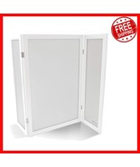 Cloud White Litter Box Privacy Screen - Chic &amp; Spacious 48&quot; x 36&quot; Design - $109.88