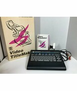 Vintage VIDEONICS VHS Film Video TitleMaker TM-1 Title Maker Production Editing - $81.18
