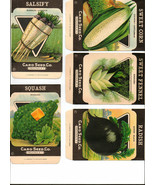 SEED PACKS Rare 9 Lot 1920 New York CHROMOLITHO Scrapbook Pictures Lot #... - $343.34 MXN