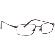 Nike Men&#39;s Eyeglasses 4191 205 Flexon Brown Rectangular Metal Frame 51[]18 145 - $249.99