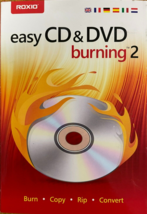 Roxio Easy CD &amp; DVD Burning 2 - Disc Burner &amp; Video Capture Software Brand New  - £32.13 GBP