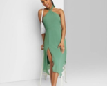 Wild Fable Women&#39;s Sleeveless Chiffon Dress Dark Green Size XS - $21.23