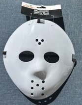 Halloween Friday The 13th White Hockey Mask Costume Jason Voorhees Horror New - £7.96 GBP