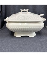 Vintage, Royal Sealy White 3pc Soup Tureen with Electric Cord Untested - £50.60 GBP
