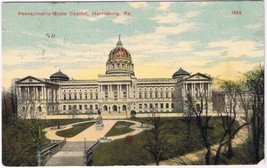 Postcard Pennsylvania State Capitol Harrisburg Pennsylvania - $2.88