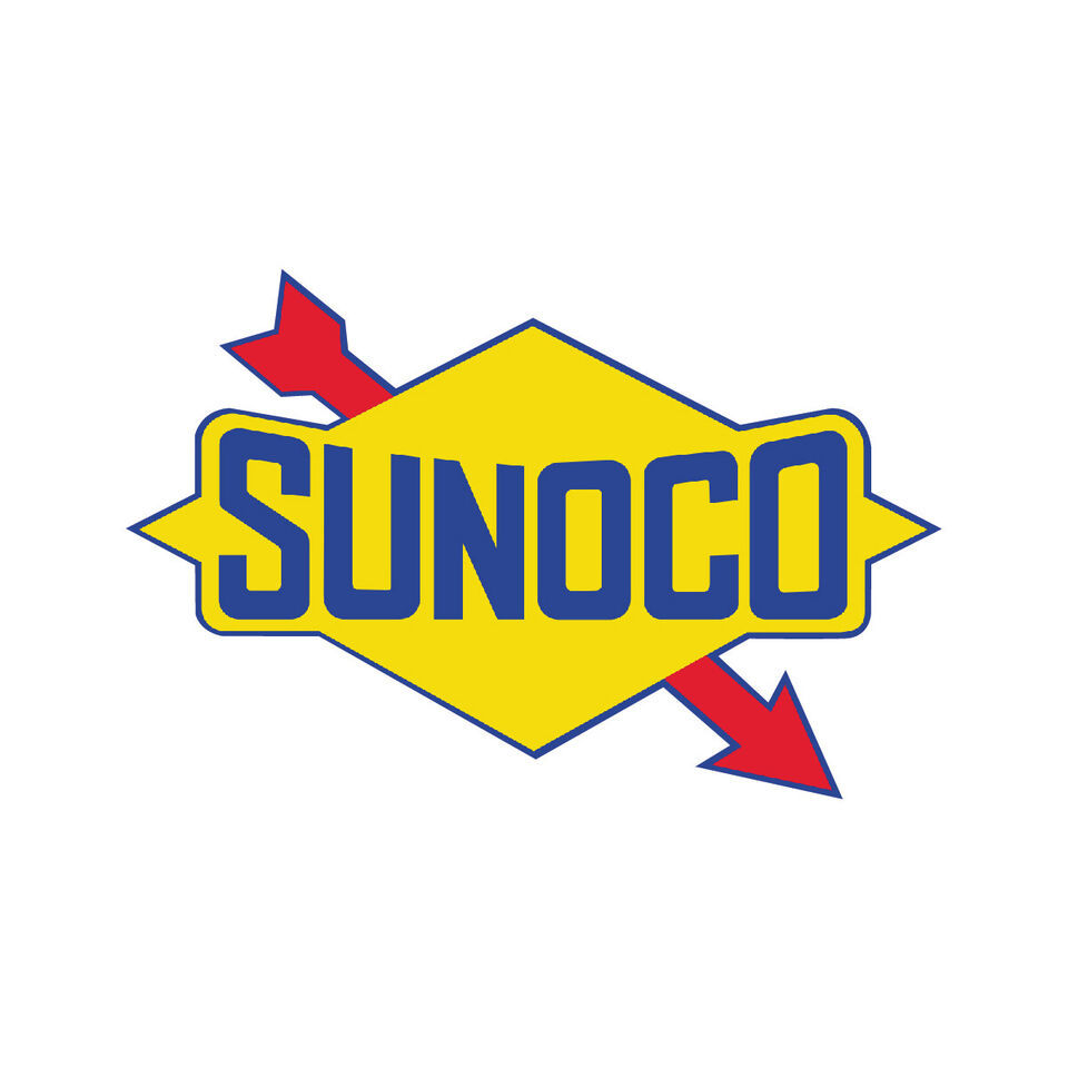VINTAGE Sunoco Decal OIL GAS PUMP Indoor Outdoor - FREE SHIPPING in US - $1.93+