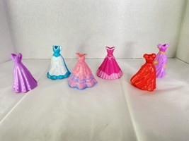 Disney Princess Little Kingdom Magiclip Magic Clip On Dresses Lot of 6 - $24.74