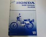 1985 Honda XL80S XL 80 S Servizio Riparazione Negozio Manuale Fabbrica OEM - $22.36