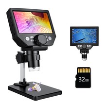 LCD Digital Microscope4.3 Inch 1080P 10 Megapixels1-1000X Magnification ... - £93.05 GBP