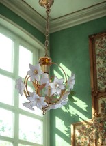 Murano Glass Chandelier / Murano Flower Chandelier/Hollywood Regency / 7... - $6,987.87 MXN