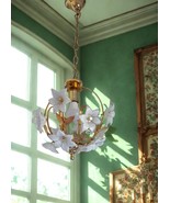 Murano Glass Chandelier / Murano Flower Chandelier/Hollywood Regency / 7... - €328,99 EUR