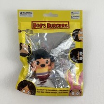 Bob&#39;s Burgers Gene Collectible Foam Squish Stress Relief 2&quot; Figure Toy New - £11.39 GBP