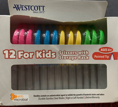 Westcott Kids Scissors w/ Microban Protection, Pack of 12, 5&quot; Pointed (A... - $11.76