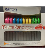 Westcott Kids Scissors w/ Microban Protection, Pack of 12, 5&quot; Pointed (A... - $11.76