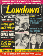 The Lowdown - July 1956 - Josephine Baker, Anita Ekberg, Mae West, Sabrina, More - £11.82 GBP