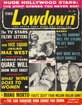 The Lowdown - July 1956 - Josephine Baker, Anita Ekberg, Mae West, Sabrina, More - $14.98