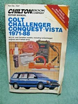 Chilton #7037 Dodge COLT-CHALLENGER-CONQUEST-VISTA 1971-88 Service/Repair Manual - £8.61 GBP