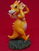 Land Of The Dragons Yellow Dragon Figure Sunscreen DR45  Vintage 2003 Resin - $9.99