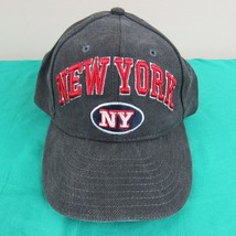New York Baseball Hat Sport Black Denim Cap - £9.34 GBP