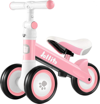 Jollito Baby Balance Bike, Adjustable Toddler Baby Bicycle 12-24 Months with 3 S - £76.99 GBP