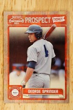 2011 Playoff Contenders Prospect Tickets Crystal Collection /299 George Springer - £3.81 GBP