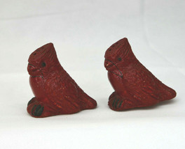 Vintage Cardinals Birds Figural Salt And Pepper Shakers  - $10.95