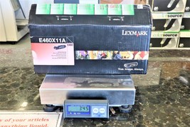 Used Lexmark E460X11A Black 3.45lbs For E460 Original Weight 3.49lbs Sam... - £54.49 GBP