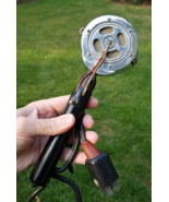 Antique handheld microphone round spring vintage 5794 - $3,674.86 MXN
