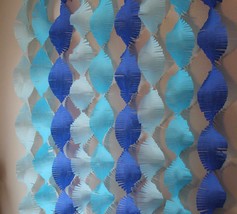 Crepe Paper Roll - 12-Pack Paper Party Sheets Blue Theme - $558.38 MXN