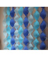 Crepe Paper Roll - 12-Pack Paper Party Sheets Blue Theme - $558.38 MXN