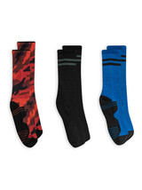 Russell Boys 360 Crew Socks 3 Pack Assorted Size S - £19.97 GBP