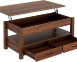 Rolanstar Coffee Table, Lift Top Coffee Table With Drawers And Hidden, E... - £142.49 GBP
