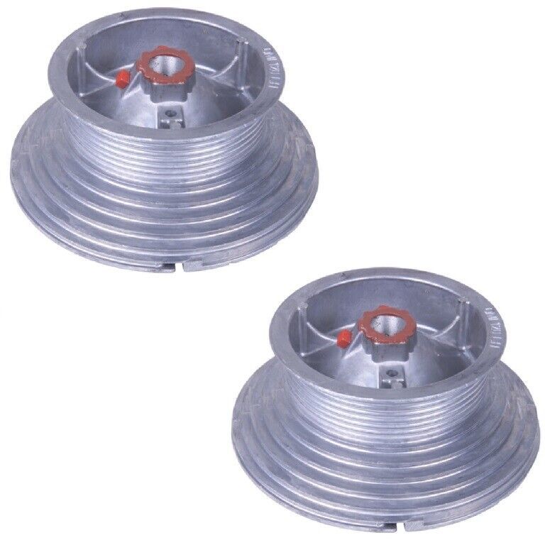 Primary image for Garage Cable Drum 164" 19' Door Max High Lift 6 3/8″ Diameter 1000lb Rated Pair