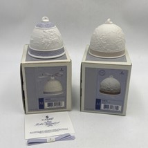 Lot of 2  Boxed Lladro 1993 Fall Bell 17615 &amp; 1993 Christmas Bell 16010 - £33.01 GBP