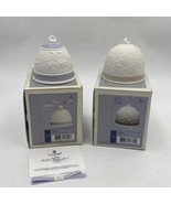 Lot of 2  Boxed Lladro 1993 Fall Bell 17615 &amp; 1993 Christmas Bell 16010 - $58.64 CAD