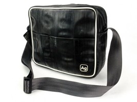 Mercer Messenger Bag, Book Bag, Recycled Bike Inner Tubes &amp; Seat Belts, ... - $24.45