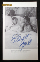 ELLIOTT GOULD :ACTOR: WITH GROUCHO MARX ORIG,AUTOGRAPH PHOTO - $158.40