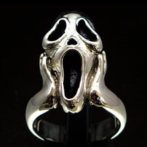 Sterling silver Art work ring The Scream inspired by Munch high polished and ant - £63.94 GBP