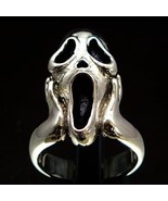 Sterling silver Art work ring The Scream inspired by Munch high polished... - $108.66 CAD