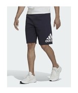 Adidas Men&#39;s Big Logo French Terry Shorts Black White Medium - $26.68