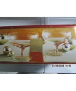 Lenox Compote Glasses Holiday Ribbons  Pair In Box ^^ - $637.92 MXN