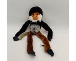 Wild Republic UK  Monkey Black White Gray Brown 18&quot; Plush Soft Stuffed A... - $16.03