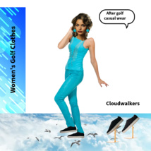Women&#39;s Golf Clothes Cloudwalker Shoes/ Sz 9.5W - £31.96 GBP