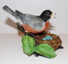 LOVELY 1989 LENOX FINE PORCELAIN AMERICAN ROBIN GARDEN BIRDS COLLECTION ... - £26.01 GBP