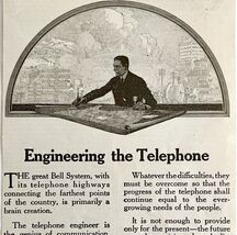 1916 AT&amp;T Telephone Company Engineering Advertisement Telegraph DWMYC3 - $14.01 CAD