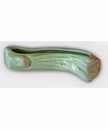 Hornsea Posey Vase Green Vtg 1950&#39;s Posy Mid Century MCM Log 6&quot; - $33.71 CAD